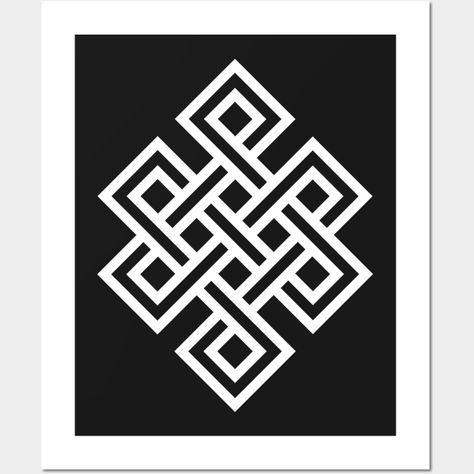 Originated in India, the endless knot is one of the Eight Auspicious Symbols of Buddhism, symbolizing the endless wisdom and compassion of the Buddha. -- Choose from our vast selection of art prints and posters to match with your desired size to make the perfect print or poster. Pick your favorite: Movies, TV Shows, Art, and so much more! Available in mini, small, medium, large, and extra-large depending on the design. For men, women, and children. Perfect for decoration. Eight Auspicious Symbols, Endless Knot, The Buddha, White Wall, The Endless, Buddhism, Extra Large, Knot, Favorite Movies