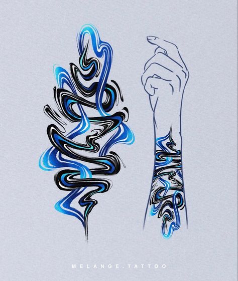 Fluid Tattoo, London October, Small Girly Tattoos, Tattoo Instagram, Blue Tattoo, Small Tattoos For Guys, Tattoo Art Drawings, Girly Tattoos, Face Tattoo