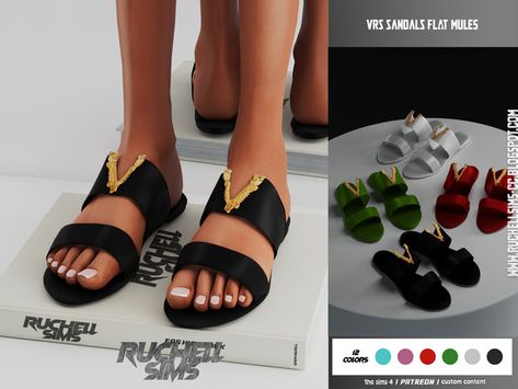 Sims 4 Sandals, Sims 4 Cc Hair, Versace Sandals, Cc Shoes, Cc Mods, Sims 4 Cc Shoes, Sims 4 Game Mods, Sims 4 Body Mods, Sims 4 Teen