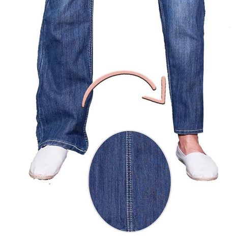 226K views · 2.6K reactions | Few people know this sewing trick - how to taper jeans keeping original seam! | Few people know this sewing trick - how to taper jeans keeping original seam! | By Miarti - Wiederverwendung | Facebook How To Taper Jeans, Elevation Ideas, Taper Jeans, Ideas Casa, Sewing Class, Dress Sewing, 1k Views, Tapered Jeans, Tapered Pants