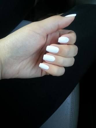 White nails Pale skin Nails On Pale Skin, Nails Pale Skin, Nail Polish White, 2022 Nails, Color For Nails, White Acrylic Nails, White Nail Polish, Best Nail Polish, Essie Nail Polish