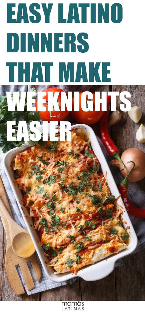 40 Easy to make Mexican and Latin-inspired dinners that are great for weeknights or Sundays. #easydinners #easysundaydinner #latinfood Latin Vegetarian Recipes, Latino Recipes, Easy Sunday Dinner, Argentinian Food, Latin Food, Spanish Food, Weeknight Dinners, Inspired Recipes, Week Meal Plan