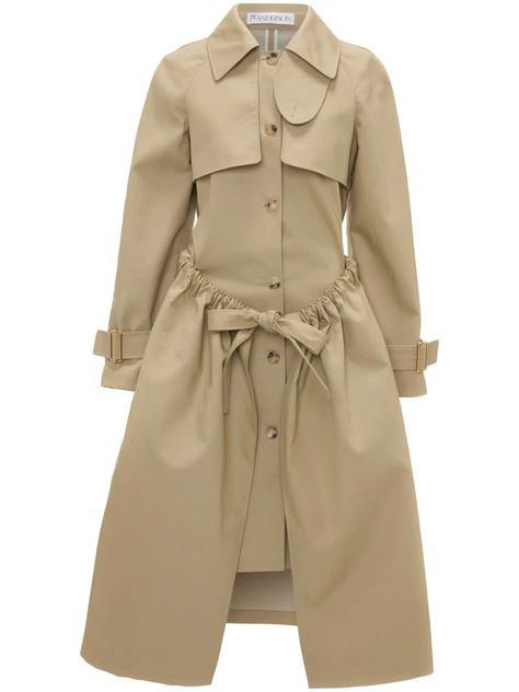 Fashionable Coat 🧥 Trench Dress, Yoko London, Jw Anderson, Organic Materials, Van Cleef Arpels, Outerwear Coats, Lady Dior, Dolce & Gabbana, High Collar