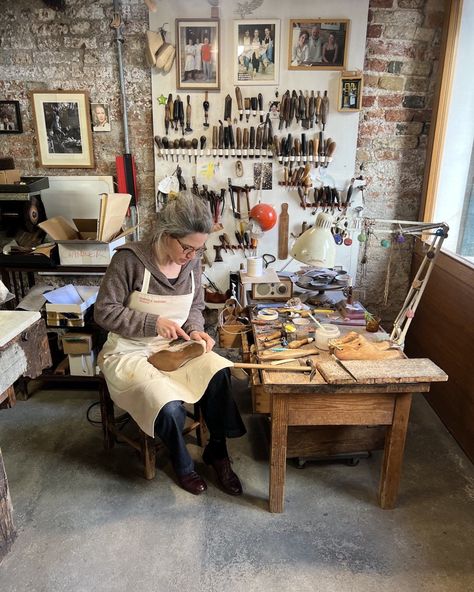 Materially Speaking on Instagram: “Thanks to @gabrielegmeiner for sharing her #craft of #shoemaking for our next season of #artpodcasts. Thanks to #Mikeaxinn at @121box for…” Ivory Tower, Pallet Table, Art Studios, Tower, Google Search, On Instagram, Furniture, Instagram, Home Decor