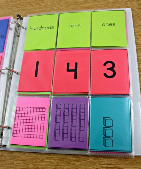 Math Binder, Teaching Place Values, Work Binder, Math Place Value, Morning Activities, Tens And Ones, Second Grade Math, Maths Puzzles, Homeschool Math