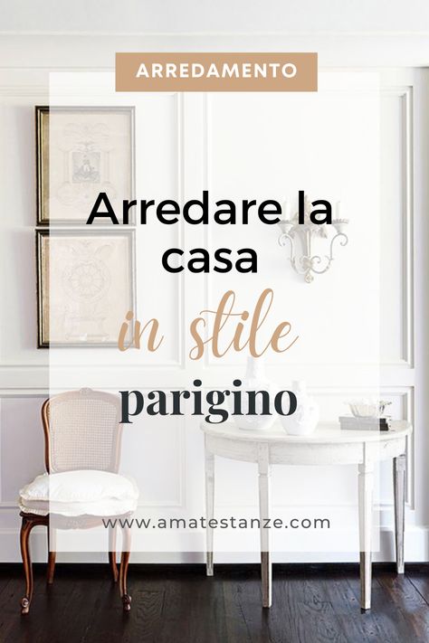 Arredare la tua casa in stile parigino significa abbracciare l’eleganza senza sforzo e la semplicità raffinata. Con l’uso sapiente di colori chiari, mobili classici e accessori ben selezionati, puoi trasformare il tuo spazio in un’incantevole dimora che cattura lo spirito chic di Parigi. #stilepariginocasa #stilepariginoarredamento #stileclassicoarredamento #stileclassicocasa #stileclassicomoderno Studio Apartment, Open Space, Shabby Chic, Apartment