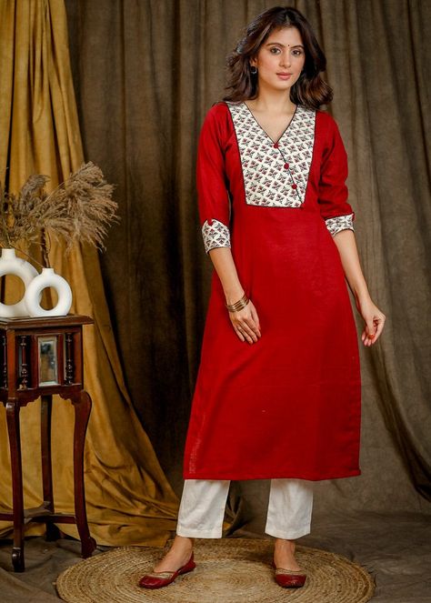 Cotton Dress Pattern Indian, Khadi Kurta, Cotton Dress Pattern, Salwar Neck Designs, Stylish Kurtis Design, Function Dresses, Latest Model Blouse Designs, Kurti Pant, Kurti Patterns