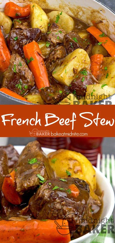 Beef Stews And Casseroles, Strewing Beef Recipes, French Stew, Warm Recipes, Best Stew Recipe, French Meals, Stewing Beef, French Beef Stew, Tasty Beef Stew