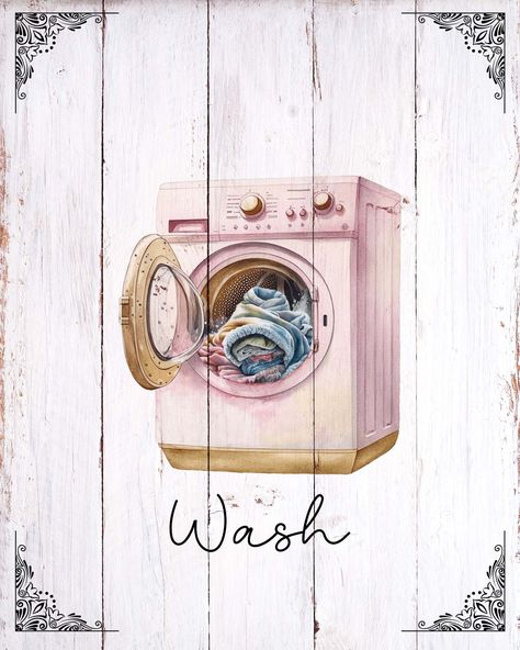 Laundry Images Free Printable, Adaptive Cleaning, Laundry Room Printables, Laundry Business, Laundry Wall Art, Free Printable Art, Laundry Rooms, Tree Crafts, Home Design Decor