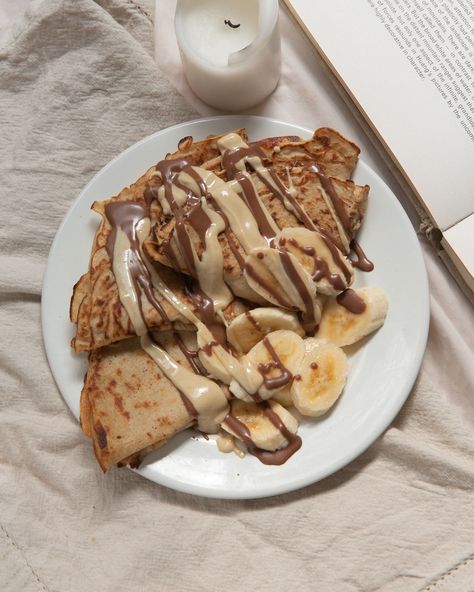 Banana Crepes, Läcker Mat, Think Food, Deilig Mat, Food Obsession, Cafe Food, Pretty Food, Food Cravings, I Love Food