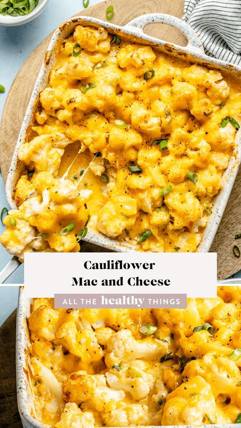 This Cauliflower Mac and Cheese recipe uses just a few simple ingredients and swaps cauliflower for the traditional pasta. If you are looking for a grain-free or veggie-forward take on macaroni and cheese, I know you’ll love this recipe! Dairy Free Caramel Sauce, Dairy Free Caramel, Cauliflower Mac And Cheese Recipe, Traditional Pasta, Cauliflower Mac And Cheese, Low Carb Vegetarian Recipes, Healthier Meals, Oatmeal Cups, Salad With Sweet Potato