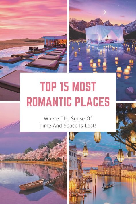 Romantic Honeymoon Destinations, Honeymoon Places, Best Honeymoon Destinations, Romantic Travel Destinations, Dream Vacations Destinations, Most Romantic Places, Best Honeymoon, Romantic Destinations, Romantic Vacations