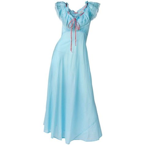 Sleepwear ❤ liked on Polyvore featuring intimates Princess Nightgowns, J Peterman, Frock Fashion, Lace Nightgown, Women's Nightgowns, Nightgowns For Women, Costume Shop, Nightgowns, Vintage Lingerie