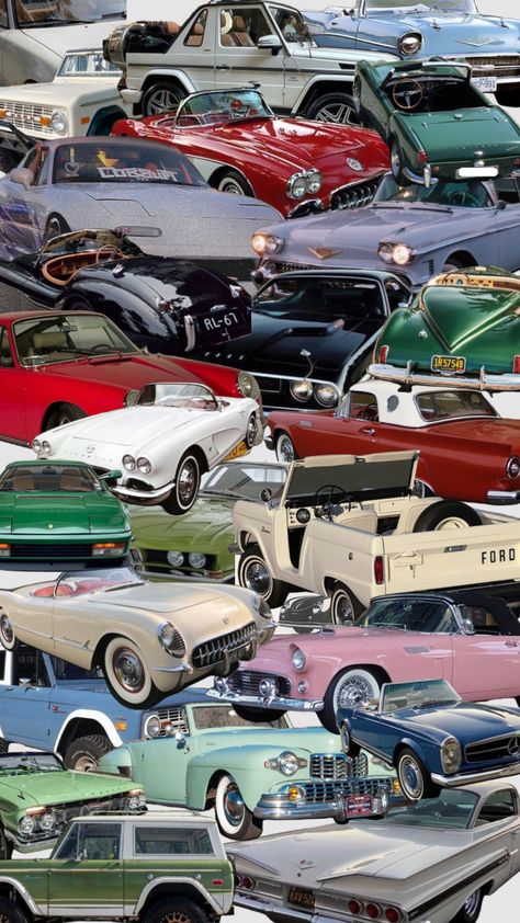 Old Cars Vintage Aesthetic Wallpaper, Vintage Car Background, Car Collage Aesthetic, Aesthetic Car Background, Vintage Car Wallpaper Aesthetic, Vintage Aesthetic Car Wallpaper, Old Cars Wallpaper, Old Car Wallpaper, Old Cars Vintage Aesthetic