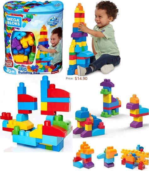 Mega Bloks Building Ideas, Mega Blocks Building Ideas, Mega Blocks Ideas, Building Blocks Ideas, Baby Building Blocks, Mega Blocks, Lego Building Blocks, Building And Construction, Big Building