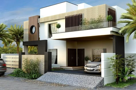 1 Kanal Residence, Islamabad Simple House Exterior Design, House Reference, Modern Bungalow Exterior, Single Floor House Design, Smart House, Small House Elevation, Modern Small House Design, Small House Design Exterior, Small House Elevation Design