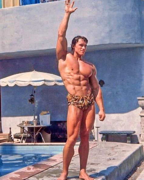 Arnold Schwarzenegger (1975) 💪 Arnold Aesthetic, Arnold Schwarzenegger Body, Arnold Schwarzenegger Muscle, Arnold Bodybuilding, Old Bodybuilder, Arnold Schwarzenegger Bodybuilding, Schwarzenegger Bodybuilding, Bodybuilding Pictures, Retro Gym