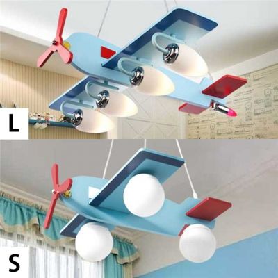 Airplane Chandelier, Plane Shapes, Kids Ceiling Lights, Wood Lamp Design, Wooden Airplane, Wooden Plane, Airplane Decor, Lights Chandelier, Modern Led Ceiling Lights