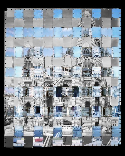 A Sense Of Place Art, Photography Personal Project Ideas, Woven Photos, Woven Photographs, Old Architecture Photography, Collaged Buildings, Urban Decay Buildings, Architectural Fragments, Urban Intervention Art