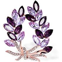 Purple Crystal Bauhinia Brooch Rhinestones Flower Brooches For Women Plant Lapel Pin Suit Dress Scarf Accessories Wedding Gift Jewelry, Alloy Steel, no gemstone : Amazon.co.uk: Fashion Bauhinia Flower, Purple Brooch, Lapel Pins Suit, Colorful Bouquet, Wedding Brooch, Brooch Bouquets, Crystal Brooch, Purple Crystals, Crystal Flower