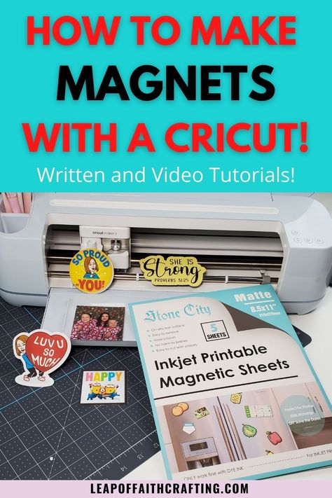 How To Make Magnets With Silhouette, Magnets With Cricut Maker, Diy Acrylic Magnets, Printable Magnet Sheets, Cricut Magnetic Sheet, Cricut Magnet Ideas, Turn Stickers Into Magnets, Save The Date Magnets Diy Cricut, Circuit Magnets