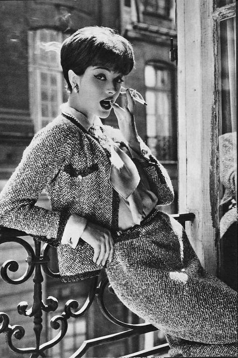 Chanel Models, Claire Mccardell, Chanel Tweed Jacket, Gina Lollobrigida, Robert Doisneau, Jeanne Lanvin, Chanel Store, Chanel Tweed, Chanel Jacket