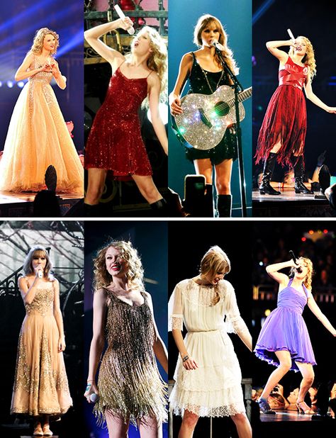 Speak Now Tour Outfits Speak Now Tour Outfits Taylor Swift, Famous Taylor Swift Outfits, Taylor Swift Outfits Fearless Era, Taylor Swift Tour Costumes, Taylor Swift Outfit Recreation, Fearless Taylor Swift Outfits Ideas, Taylor Swift Speak Now Era Outfits, Taylor Tour Outfits, Speak Now Tour Outfits