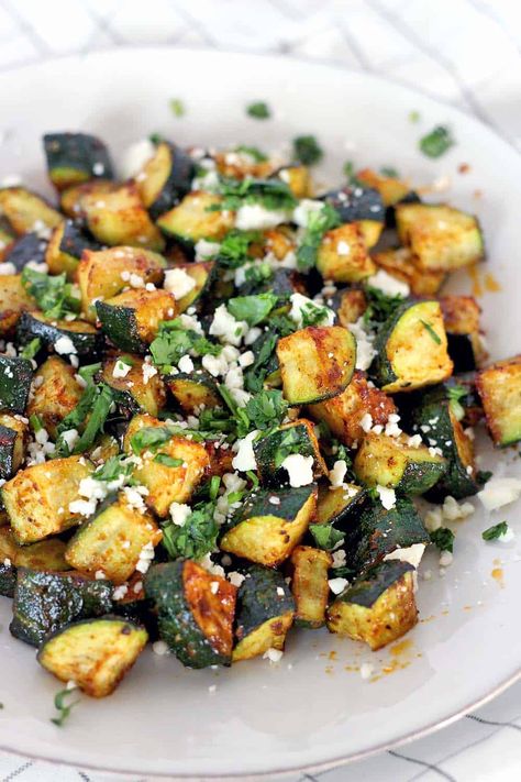 Mexican Roasted Zucchini Marinated Veggies, Alternative To Rice, Mexican Zucchini, Mexikansk Mat, Pasta Vegetariana, Quick Vegan, Mexican Dish, Rice And Beans, Breakfast Salad