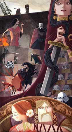 Emperor of the Irish: Brian Boru and the Battle of Clontarf 1014 Brian Boru, Secret Of Kells, Cartoon Saloon, Jorge Gonzalez, Bd Art, Bd Comics, Art Et Illustration, Animation Studio, Illustrations And Posters