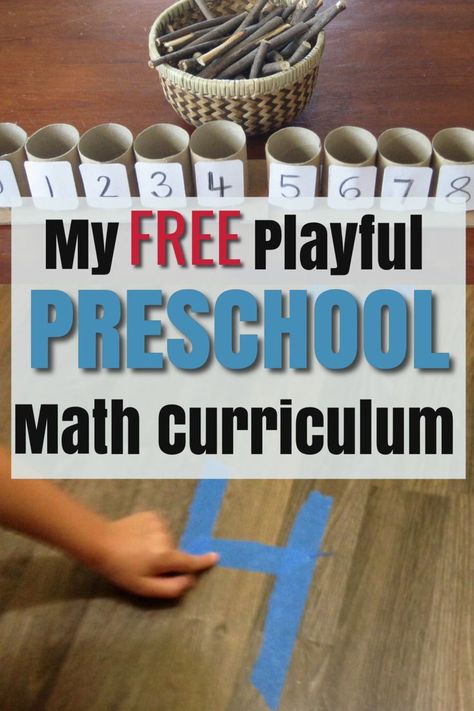 Pre K Math Activities, Preschool Math Curriculum, Preschool Math Activities, Number Activities Preschool, Educational Activities For Preschoolers, Counting Numbers, Math Activities Preschool, School Curriculum, Free Preschool