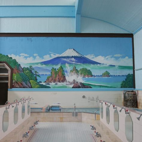 Onsen Aesthetic, Japanese Onsen, Jacuzzi Bath, Modern Spa, Public Bath, Massage Chairs, Travel Japan, Mt Fuji, Steam Room