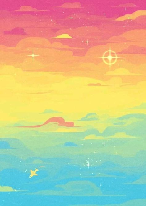 Cute Pansexual Art, Rainbow Road, Cute Cartoon Characters, Rainbow Sprinkles, Cool Wallpapers Art, Sky Art, Cute Wallpaper Backgrounds, Colorful Wallpaper, Phone Backgrounds