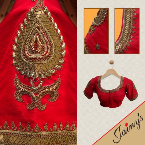 Pure Marodi Work Marodi Work Blouse, Marodi Embroidery, Bavariya Work, Marodi Work, Indian Embroidery Designs, Blouses Work, Khatli Work, Embroidery Borders, Saree Blouse Neck Designs