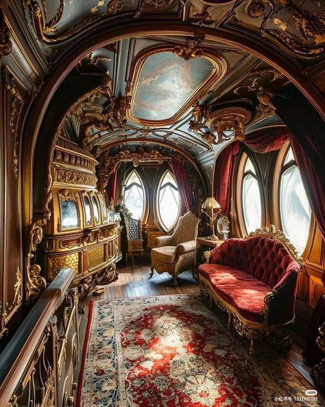 Steampunk Mansion, Storybook Castle, Cloud Castle, Steampunk Interior, Townhouse Exterior, Steampunk Airship, Fairytale House, Steampunk House, Luxury Mansion