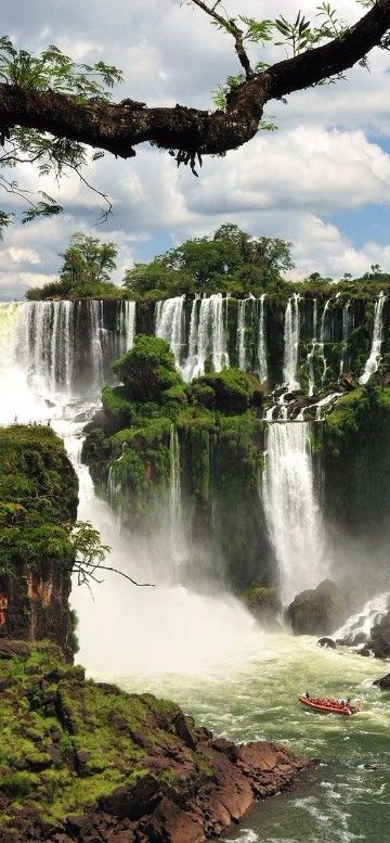 imagenes de cataratas de iguazu para imprimir Iguazu Falls, Argentina Travel, South America Travel, Beautiful Waterfalls, Natural Scenery, Calabria, Green Trees, Places Around The World, Nature Travel