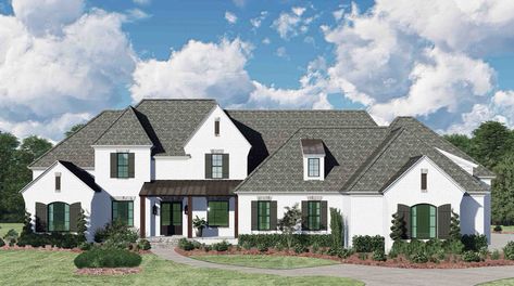 Acadian Homes, French Country House Plans, European House Plans, French Country Bedrooms, French Country Kitchens, Door Entry, European House, Country House Plan, Keeping Room