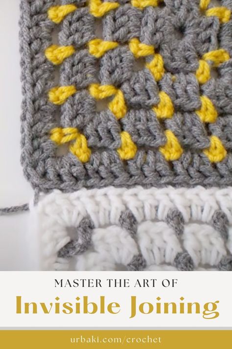 Want to achieve a flawless finish in your crochet projects? Look no further! In this tutorial, I'll reveal the secret to joining your crochet motifs with an invisible seam that will take your creations to the next level. Whether you're working with granny squares, hexagons, or other motifs, this step-by-step guide will teach you the technique for achieving a seamless and polished result that looks like magic! Say goodbye to bulky seams and hello to a sleek, professional finish. Seamless Join Granny Squares, Crochet Joining Techniques, No Gap Granny Square, Knit Tutorial, Joining Granny Squares, Crochet Queen, Invisible Stitch, Crochet Tips, Crochet Blocks