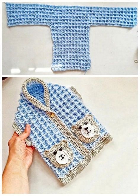 Greetings fellow creatives and crocheters! If you're looking for amazing creative ideas and free crochet patterns, don't hesitate to click the link above! 🥜 Boys Crochet Vest, Crochet Baby Vest Free Pattern Boys, Crochet Boy Clothes, Crochet Baby Vest Free Pattern, Crochet Baby Boy Clothes, Baby Vest Crochet, Kids Cardigan Crochet, Crochet Newborn Boy, Crochet Baby Vest