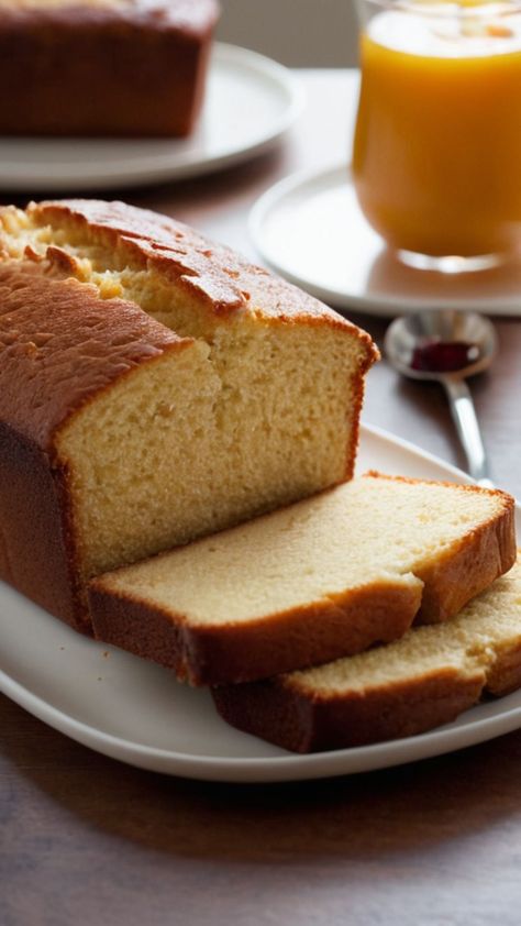 Paula Deen Sour Cream Pound Cake is a classic Southern dessert made with simple ingredients like butter, sour cream, and vanilla. Pound Cake Paula Deen, Butter Pound Cake, Sour Cream Pound Cake, Southern Desserts, Pound Cakes, Classic Southern, Paula Deen, Loaf Pan, Bread Rolls