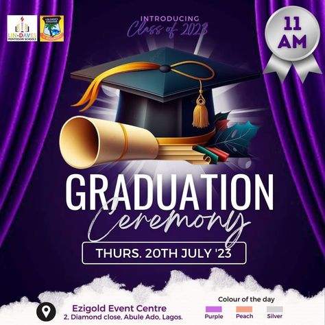 Graduation Flyer Design, Graduation Background, Valentine Drawing, Anniversary Design, Beauty Salon Posters, Graduation Frame, School Designs, Church Media Design, Certificate Background