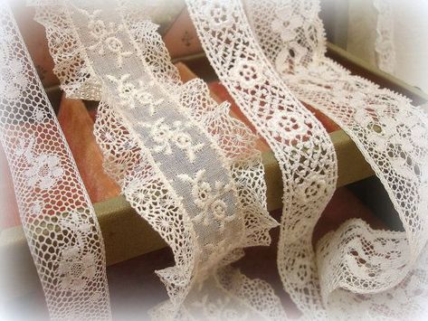 Types Of Lace, Net Lace, Embroidered Organza, Irish Lace Crochet, Heirloom Sewing, Pearl And Lace, Linens And Lace, Irish Lace, Lace Doilies