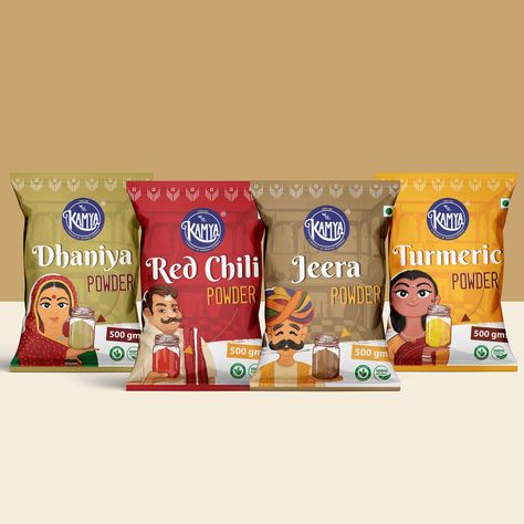 Organic Food Packaging, Advertising Campaign Design, Chip Packaging, Product Label Design, Spices Packaging, Red Chilli Powder, Drinks Packaging Design, Packaging Label Design, Bottle Design Packaging