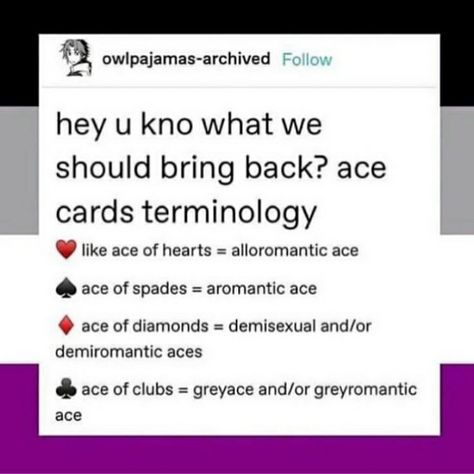 I'm a ace of spades♠️ Asexual Humor, Lgbt Memes, Ace Pride, Lgbtq Funny, Ace Of Hearts, Can't Sleep, Gay Memes, Ace Of Spades, Writing Tips