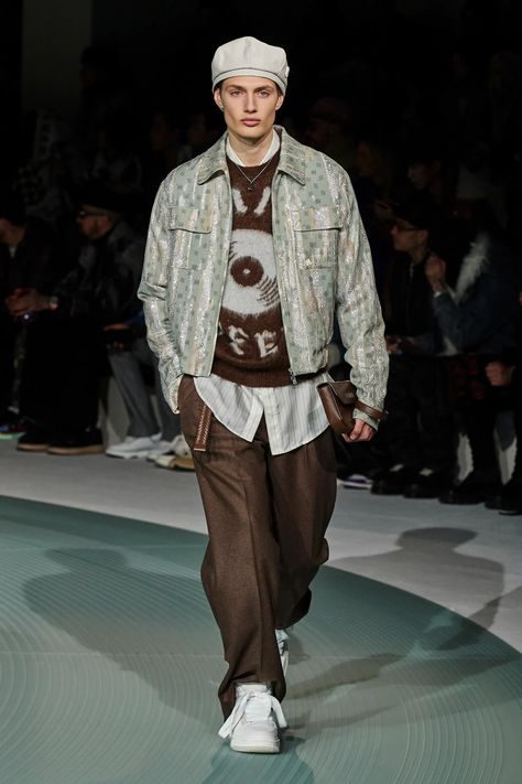 Fall 2023 Menswear, 2023 Menswear Fashion Show, Rock Style Men, Flower Boy, 90s Runway Fashion, Runway Fashion Couture, Men Fashion Show, Archive Fashion, Warm Sweater