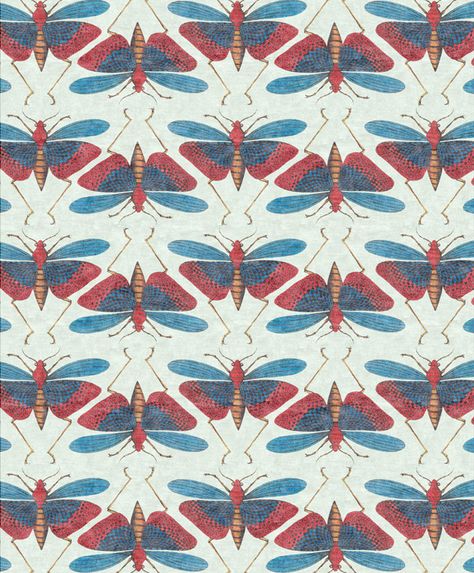 Insect Art, Pattern Texture, French Interior, Print Inspiration, Inspiration Art, Pattern Illustration, Dragonflies, Textile Patterns, Art Plastique