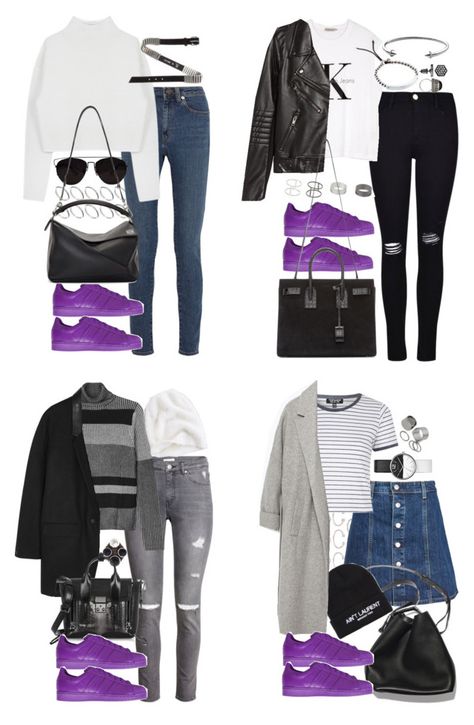 Purple Sneakers Outfit, Outfits With Purple, Lose 20kg, Purple Shoes Outfit, Pink Sneakers Outfit, Sneakers Outfit Casual, Trainers Outfit, Sneaker Outfits Women, Purple Sneakers