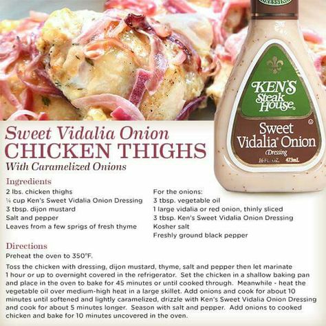 Vidalia Onion Chicken, Vidalia Onion Recipes, Vidalia Onion, Onion Chicken, Vidalia Onions, Onion Recipes, Sunday Dinner, Poultry Recipes, Sweet Onion