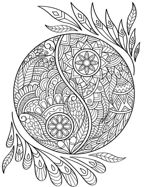 Mandala For Coloring Free Printable, Mandela Colouring Pages, Coloring Book Art Free Printable, Doodles People, Blue Sketchbook, Adult Coloring Pages Free Printable, Free Adult Coloring Printables, Mandala Printable, Adult Coloring Books Printables