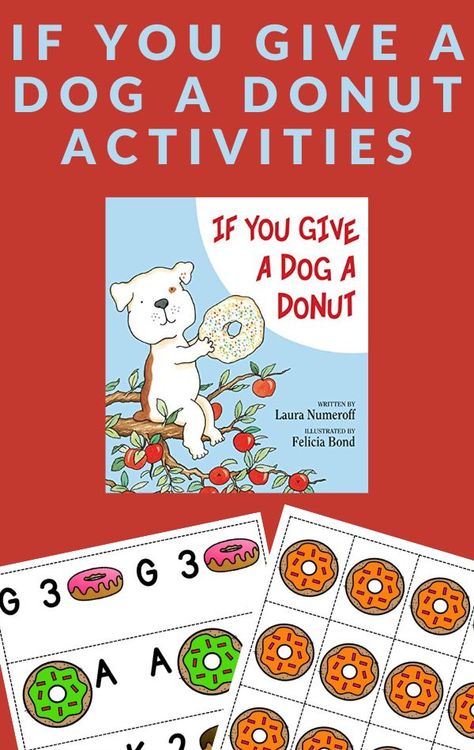 Dog A Donut Activities, Donut Activities, Character Education Activities, Speaking Activities, Kids Activity Books, Preschool Books, Reading Lessons, Early Literacy, Literacy Skills