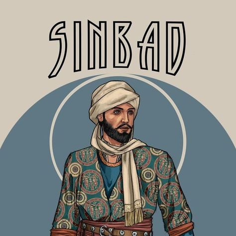 Splaugh🇵🇭 on Instagram: "“Sinbad the Sailor” is a hero of a literary-cycle. He was a late addition to “One Thousand & One Nights” / “Arabian Nights”. In the stories, he hails from c. 8th - 9th centuries CE Baghdad (Abbasid Caliphate). Sources claim there already were Arabic curved swords during the time but I couldn’t find the archaeological evidences so what I used is a little earlier - the sword of Caliph Umar. From what I gathered, straight swords were still the staple in the time period. Clothing were based on the closest finds around the Islamic area such as Sogdiana. I also kind of based roughly on the later Mamluk period as I thought it wouldn’t be too far off in terms of material culture. They’re one of the closest available material that I could get.  #sinbad #sinbadthesailor #a Abbasid Caliphate Clothing, Baghdad Abbasid, Abbasid Caliphate, Sinbad The Sailor, Curved Swords, Period Clothing, The Sailor, One Thousand, Arabian Nights